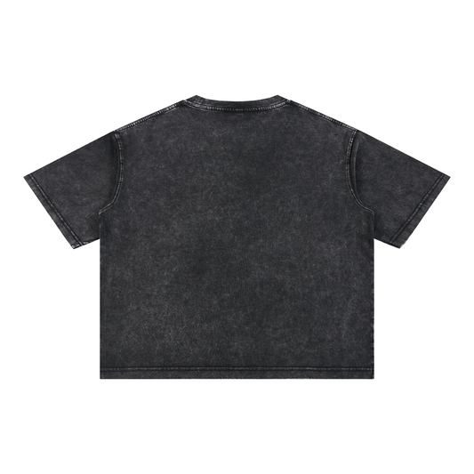 Mineral Wash Boxy Cotton T-Shirt