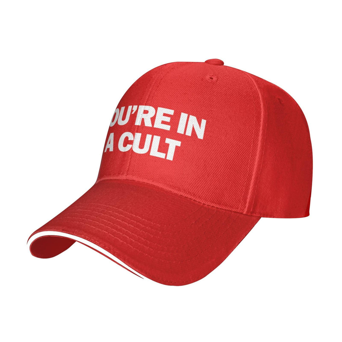 Youre in A Cult Hat Adjustable Baseball Cap Funny Trucker Hat Classic Dad Hats Men Women Red