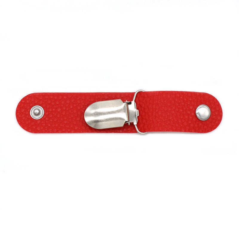 Multipurpose Travel Leather Golf Hat Clip and Storage