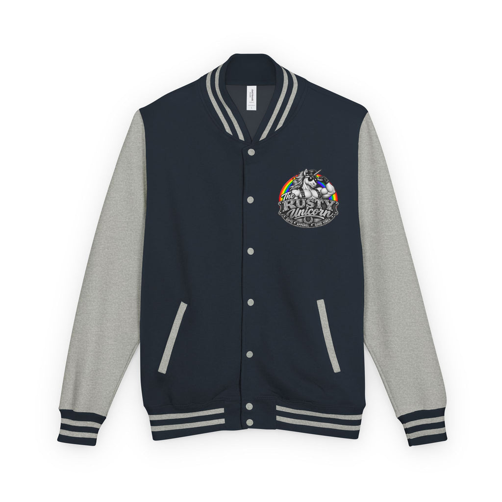 The Rusty Unicorn Logo Letterman Jacket