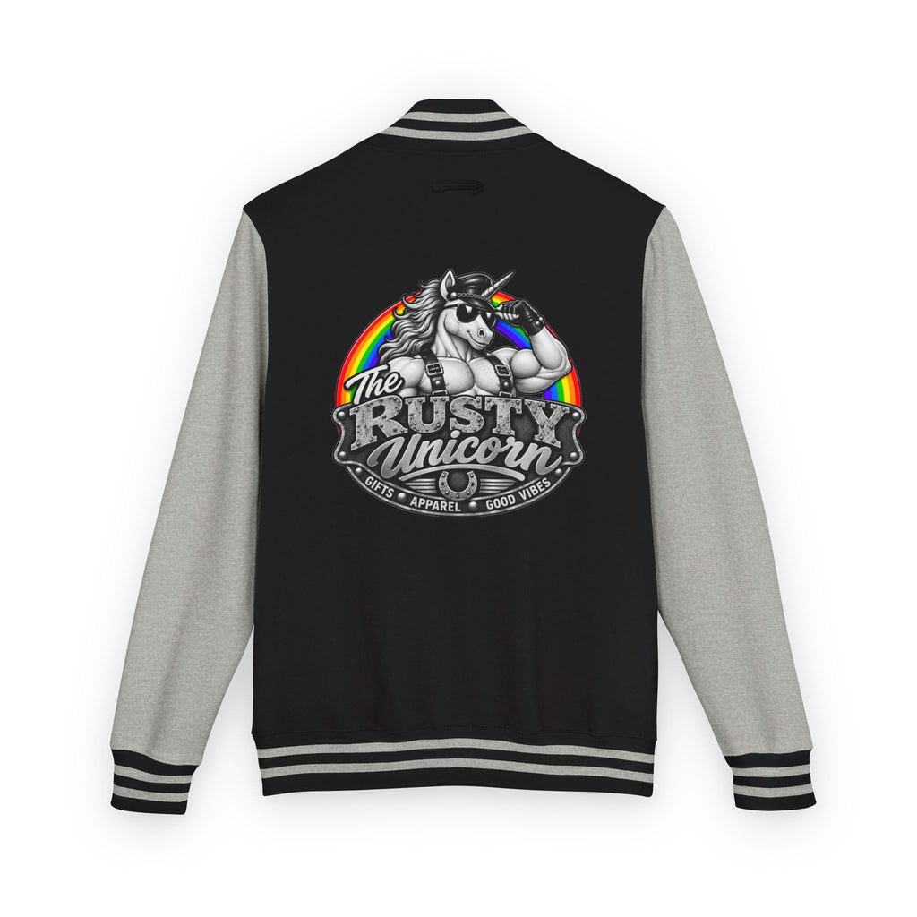 The Rusty Unicorn Logo Letterman Jacket