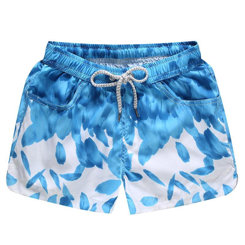 Quick Dry Men's Swim Trunks with Mesh Lining