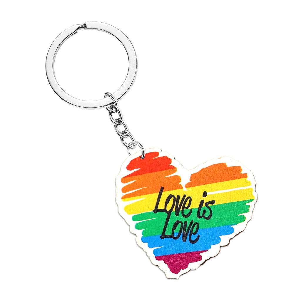 Pride Keychain- Love is Love