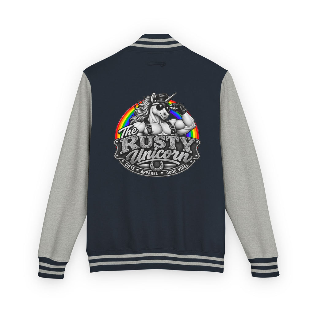 The Rusty Unicorn Logo Letterman Jacket