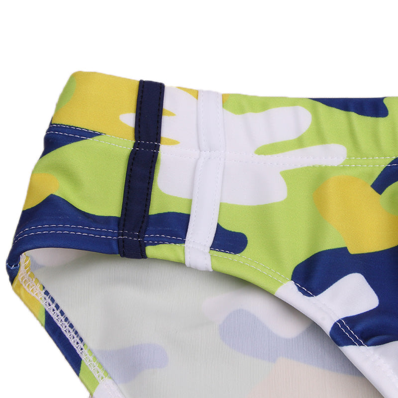Men's Low Waist Camouflage Swim Briefs and Trunks