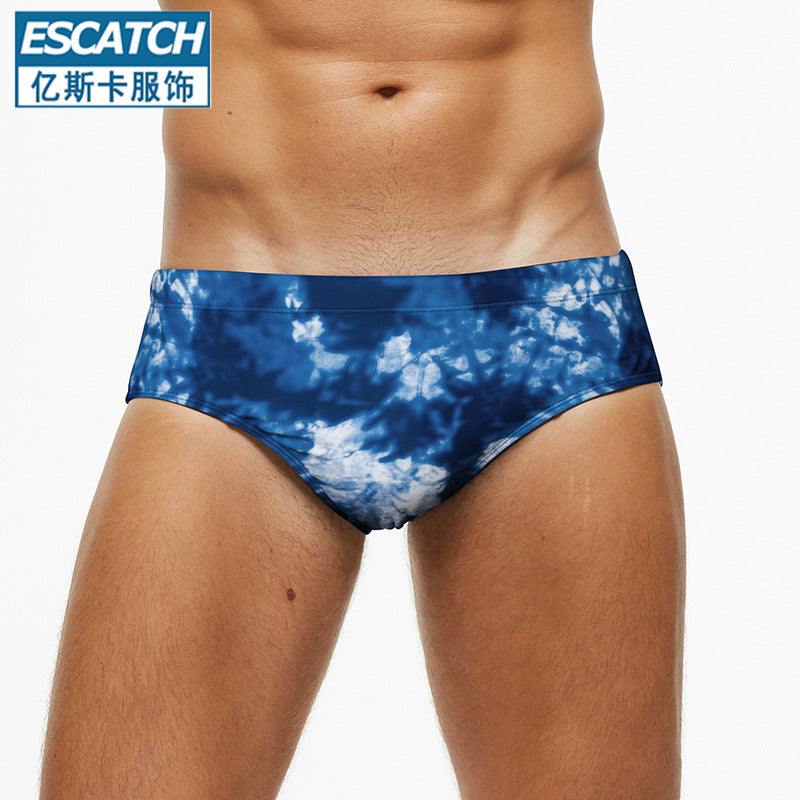 TADDLEE Men's Triangle Swim Trunks - Quick Dry Lemon Swimwear