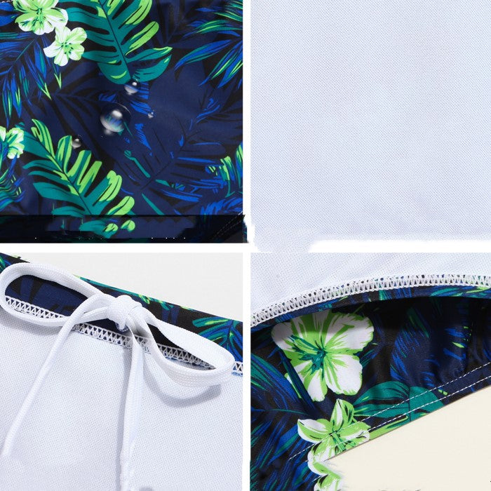 TADDLEE Men's Low Waist Floral Swim Trunks (Adult)