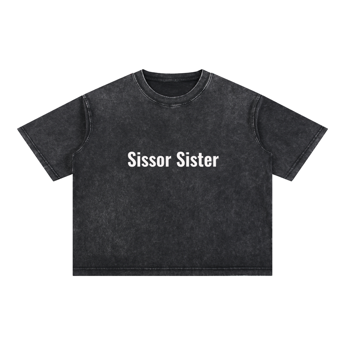 Mineral Wash Boxy Cotton T-Shirt