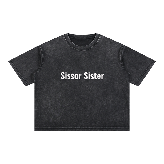 Mineral Wash Boxy Cotton T-Shirt