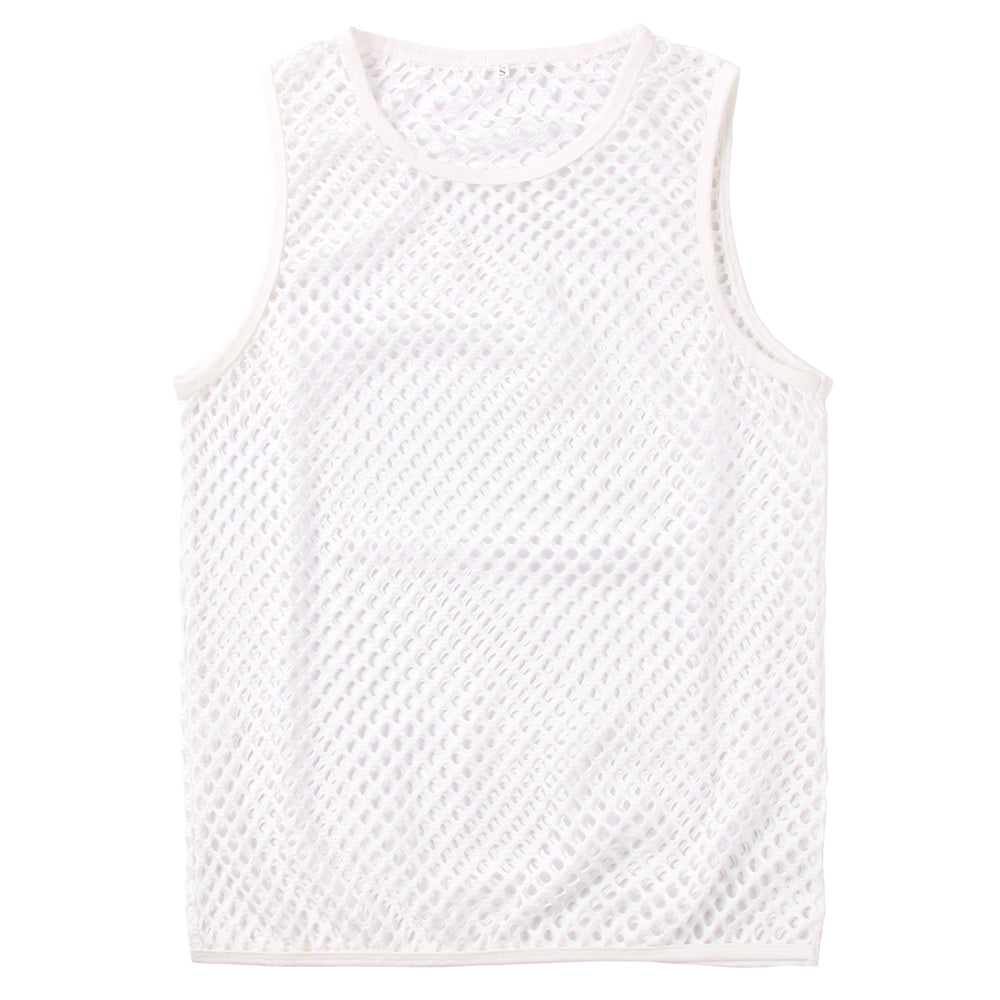 Men's Sheer Mesh T-Shirt for Fashion and Photography