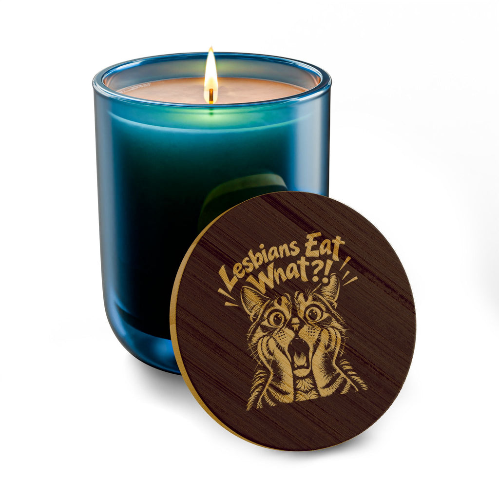 Lesbians Eat What?! Engraving Soy Candle