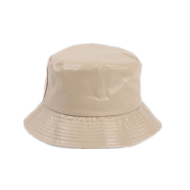 PU Leather Fisherman's Hat for Men and Women