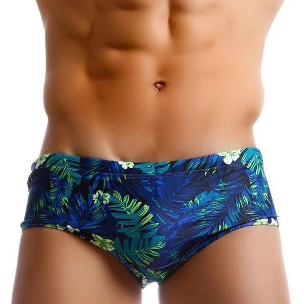 TADDLEE Men's Low Waist Floral Swim Trunks (Adult)