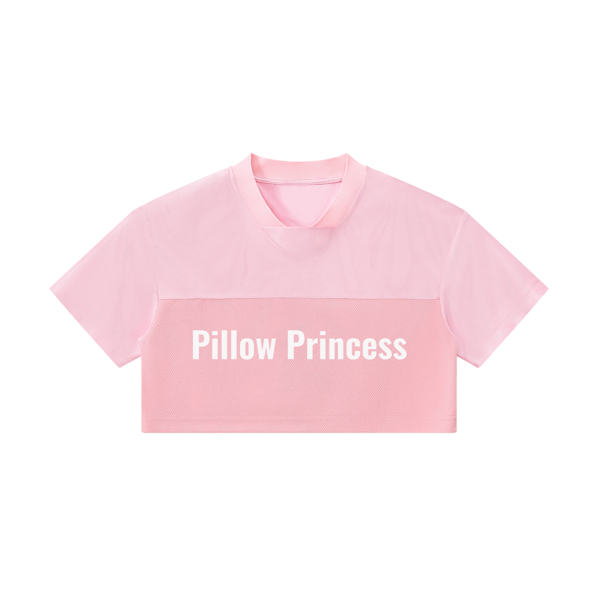 Women’s Cropped Paneled V-Neck Jersey