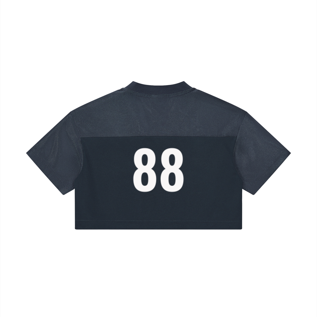 Women’s Cropped Paneled V-Neck Jersey