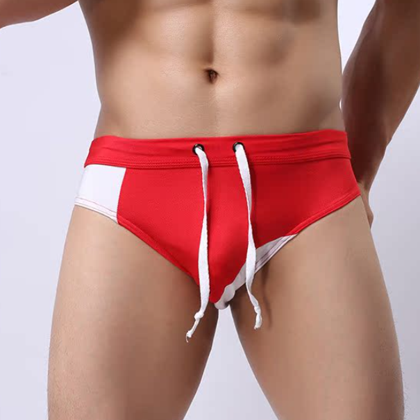 Men's Fashion Triangle Swim Trunks - Breathable & Comfortable