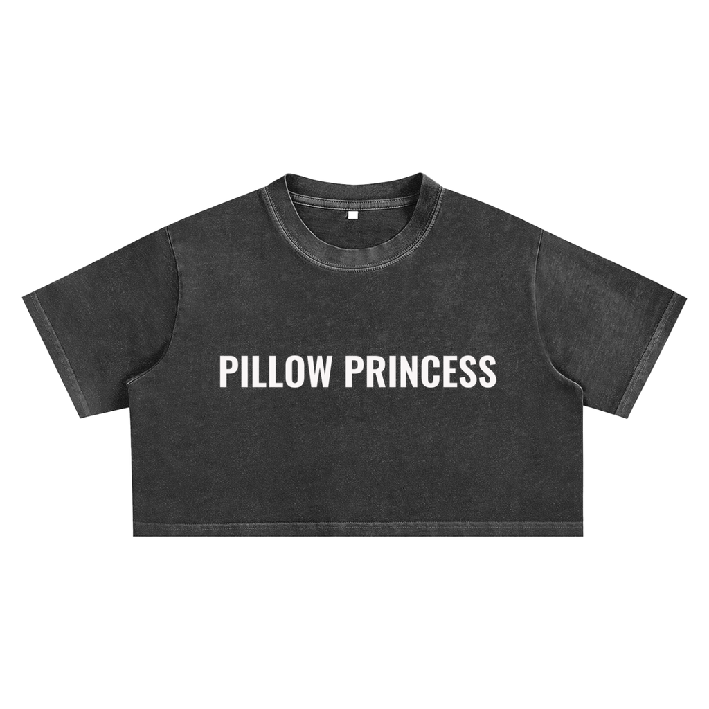 Snow Washed Crop Top