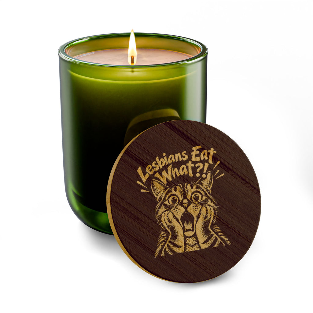 Lesbians Eat What?! Engraving Soy Candle