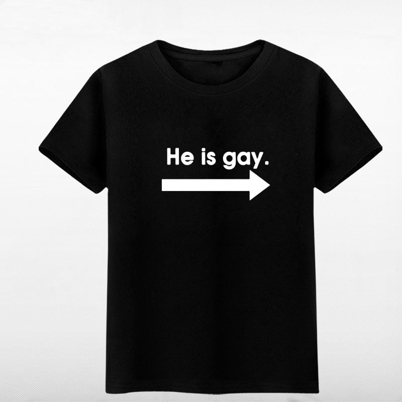 "Short Sleeve T-Shirt for Gay Friends and Couples"