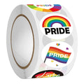 500 PCS Pride Stickers Roll for LGBTQ Rainbow Rectangle Pride Support StickersLGBT Pride Accessories Support LGBTQ Causes Stickers for Pride Month Decorations (501)