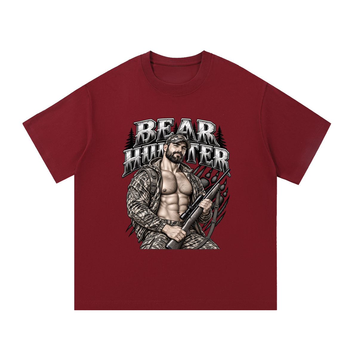 Bear Hunter Essential Cotton T-Shirt