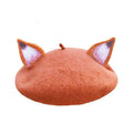 Fox Ear Beret Hat - Painter's Hat