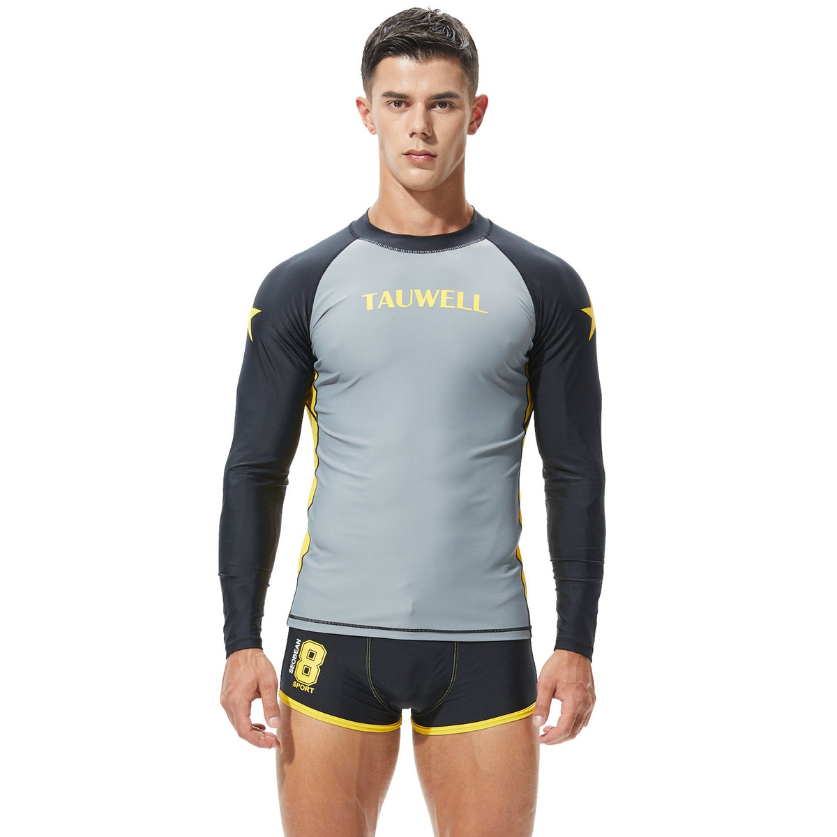 Men's Personalized Sunscreen Surfing Swimsuit