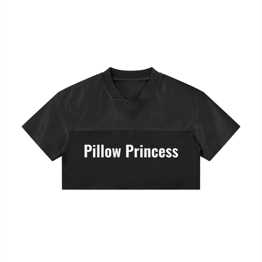 Women’s Cropped Paneled V-Neck Jersey